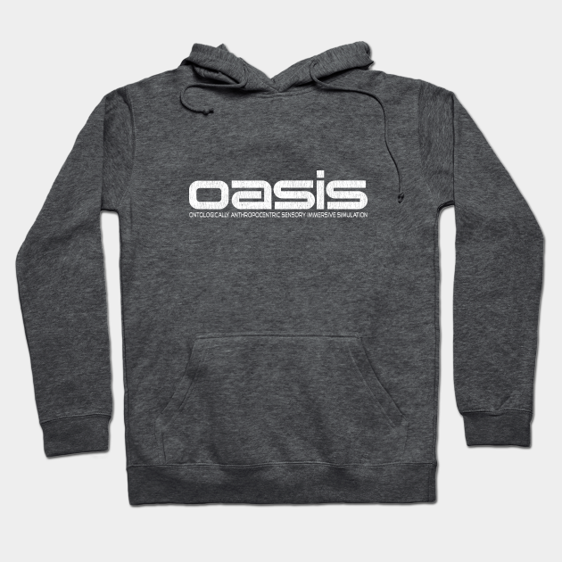 OASIS (Ready Player One, Halliday, Anorak, White) Oasis Hoodie